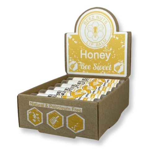Beez Nuts Balms - Honey Lip Balms - 12 pack