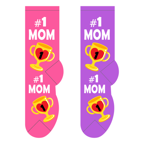 FOOZYS Fun Socks - #1 Mom Socks