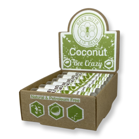 Beez Nuts Balms - Coconut Lip Balms - 12 pack