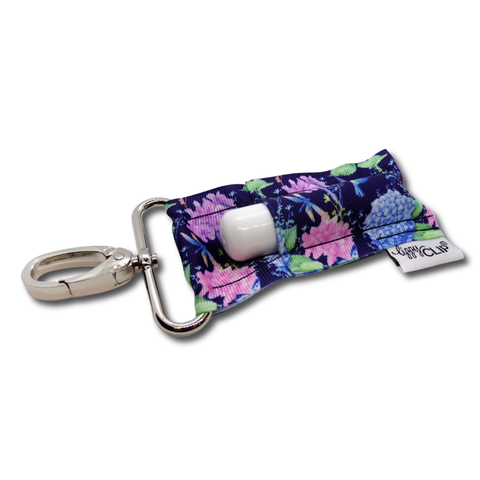 LippyClip Lip Balm Holder - Hummingbird Floral LippyClipKISS for larger lip balms, essen
