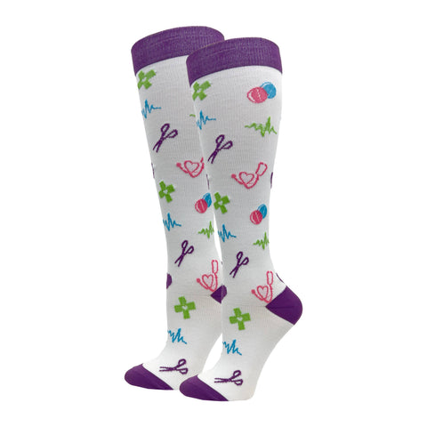 Premium Compression Medical Icon Socks