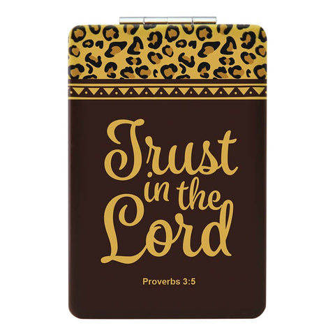 African American Expressions - Trust in the Lord Compact Mirror