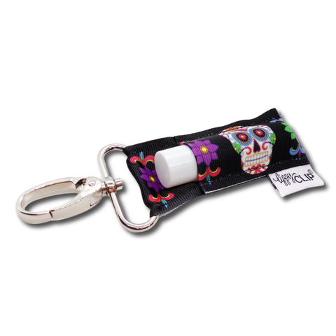LippyClip Lip Balm Holder - Sugar Skulls LippyClip® Lip Balm Holder for Chapstick