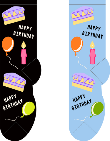 FOOZYS Fun Socks - Happy Birthday