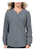 1035 Stretch Blouse with 3/4 Roll