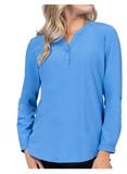 1035 Stretch Blouse with 3/4 Roll