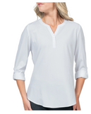 1035 Stretch Blouse with 3/4 Roll