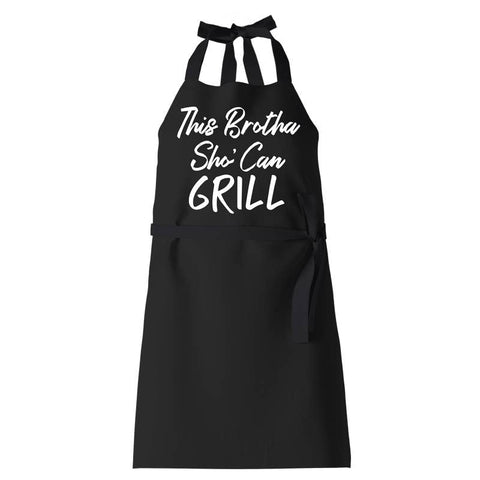 African American Expressions - This Brotha Sho' Can Grill Apron