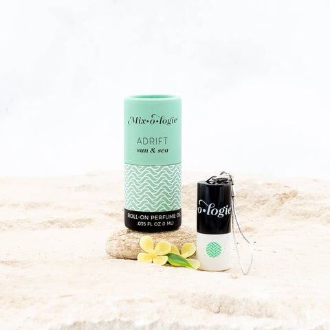 Mixologie - Adrift (sun & sea) Mini Roll-On Perfume (1 mL) Keychain