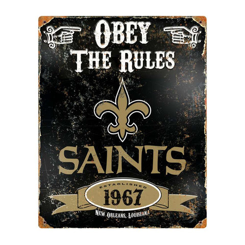 Party Animal, Inc. - New Orleans Saints Embossed Metal Sign