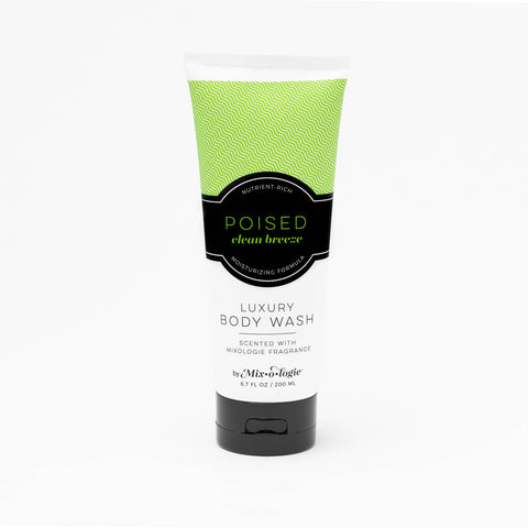Mixologie - Luxury Body Wash / Shower Gel - Poised (clean breeze) scent