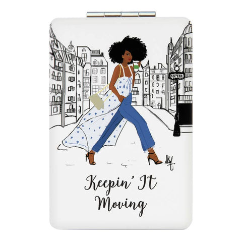 African American Expressions - Keepin' It Moving Compact Mirror