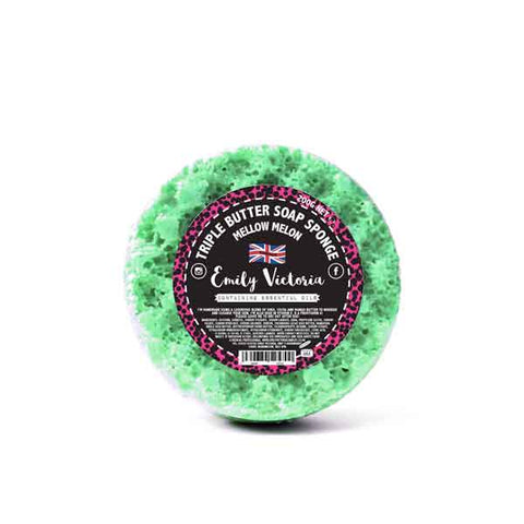 Emily Victoria Candles - Mellow Melon Essential Oil Triple Butter Soap Sponge